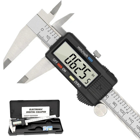 6 Inch Digital Caliper Workhorse With Auto Off And Big LCD Screen Stainless Steel Electronic Vernier Caliper Ready For Precision in use