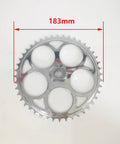 2 Inch Cup Bike Conversion Kit Crank Set With 180mm Axle And 44 Tooth Sprocket Included Bottom Bracket Cup Ball Bearing Kit