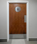 J 4626 Door Push Plate Stainless Steel 4 Inch By 16 Inch Single Pack Built To Shield Doors From Scuffs On Bathroom Door