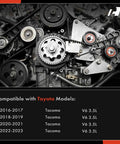 Toyota Tacoma 2016 2023 V6 3.5L Serpentine Belt Drive Kit Includes Timing Belt Tensioner And Three Idler Pulleys Engine Image