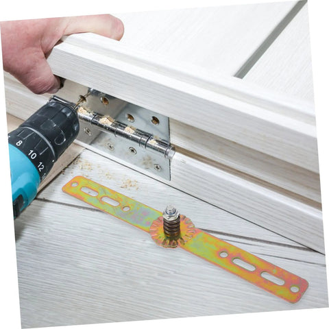 Cabilock adjustable angle sofa hinge kit with mounting plate and orange mounting strap hardware