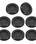 32 Pcs Rubber Grommets Set For 22mm Drill Holes, 18mm Inner Diameter, 28mm Outer Diameter, 0.3in Height Black plugs