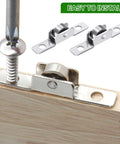 36 Pack Three Eighths Inch Metal Sliding Window Rollers With Universal Metal Axles For Windows Cabinets And Doors installation view
