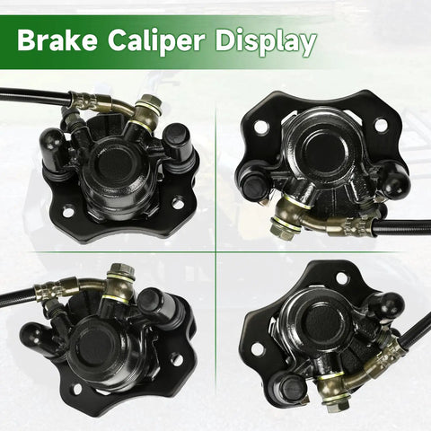 Rear Hydraulic Disc Brake Master Cylinder Caliper Kit For ATV Quad 110cc 125cc 4 Stroke Fits Tao Tao Coolster Brake Caliper
