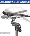 Suspension Seatpost For Mountain Gravel And Hybrid Bikes With Shock Absorber Aluminum Alloy Four Link Design adjustable angle