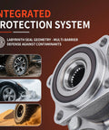 Front view of Pair 512374 Rear Wheel Hub And Bearing Assembly For AWD And 4X4 SUVs with integrated protection system