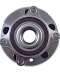 Front view of a Front And Rear Wheel Hub Bearing Assembly For 2011 To 2018 Ford Explorer And 2013 To 2018 Police Interceptor Utility, 5 Lug, Non ABS Direct Fit OE Replacement 512460 HA590446 BR930809 Beefed Up Reliability