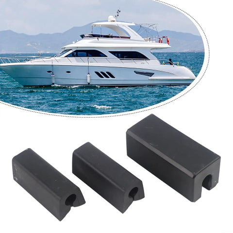 3 Pack Boat Transom Saver For Outboard Motors, Heavy Duty Marine Transom Support With Single Ram Hydraulic Tilt System Fit, Black PTR Material