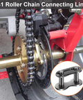 Five Pack No. 41 Roller Chain Connecting Links Made From Master Manganese Steel on machinery