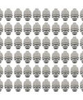 Half Inch Npt Conduit Connectors, 60 piece pack of heavy duty steel blend housing, stress free snap together design.