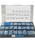 2600 Piece Screw And Bolt Set With Nuts And Washers In Steel Hex Head Fasteners For Home Improvement DIY Projects Automotive And Garage Repair For Woodworking And Metalworking Projects in storage case