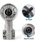 All In One Trimmer Gear Head Kit For Stihl String Trimmers Dope Gearbox Assembly 10 Teeth Square Shaft Aftermarket Replacement