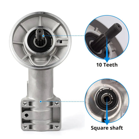 All In One Trimmer Gear Head Kit For Stihl String Trimmers Dope Gearbox Assembly 10 Teeth Square Shaft Aftermarket Replacement