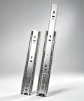 Heavy Duty Full Extension Drawer Slides With Rock Solid Side Mount Build, zinc-plated steel, 10 inch size.