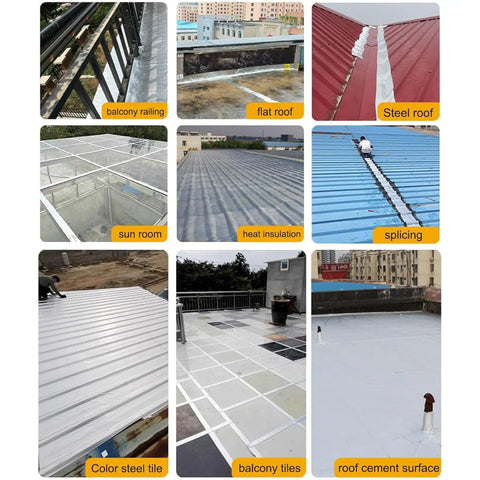 Top Shelf Heavy Duty Self Adhesive Asphalt Roofing Tape No Sweat Waterproof Underlayment Roll used on a flat roof for sealing.
