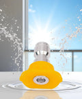 Yellow Washer Nozzle Tip For Home Pressure Washers High Pressure Lightweight And Beefy Durable Sprayer Attachment Stable Performance For Roof Wall Floor Gutter Cleaning Parts And Accessories on flat surface with water spray