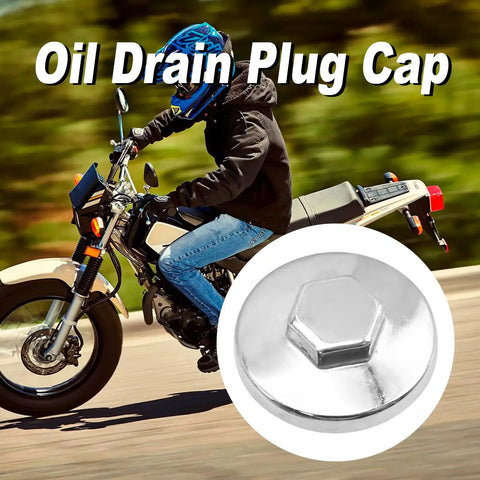 Rear Differential Gear Case Oil Cap Replacement For Honda TRX 250 300 350 400 450 500 Aluminum Cap with Bike in Background