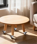 1.5 Inch Rubber Caster Wheels With Brake And Bonus Tools Ultra Smooth Roll Swivel Casters 360 Degree Turning for coffee table in living room.