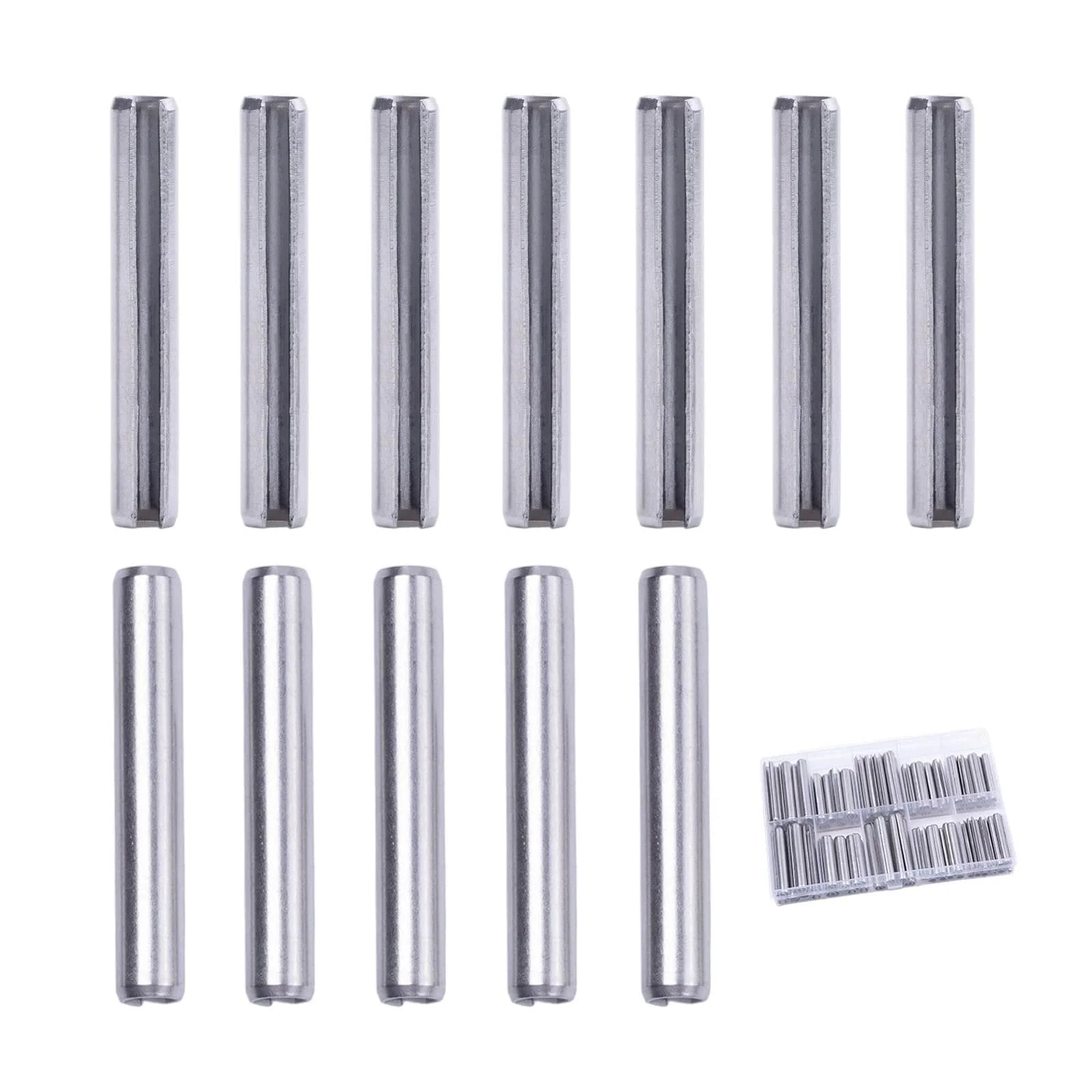 Stainless Roll Pin Kit for DIY Repair - 120-Piece