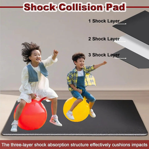 Super Thick Acoustic Foam Roll 11mm High Density Soundproof Cushion Mat Self Adhesive Shock Absorbing Pad for kids playing on exercise balls.