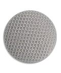 Grey grid buckle from All In One Auto Roof Headliner Repair Kit With 50 Buckles 50 Colorful Push Pins A Screwdriver And Tape