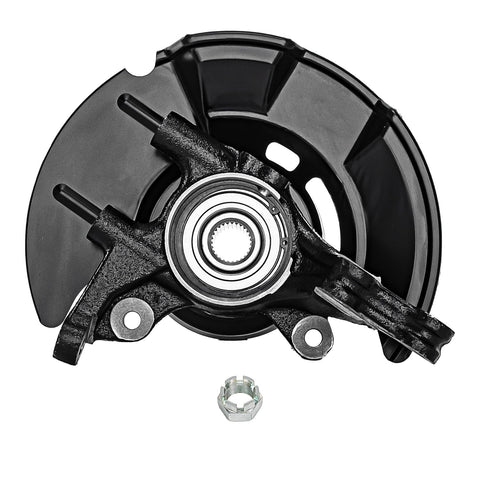 Front Right Steering Knuckle With Wheel Bearing Hub Assembly For 2007 To 2012 Hyundai Elantra Passenger Side Replacement ABS Compatible