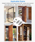 Hidden Door Hinge 360 Degree Pivot Beefy Heavy Duty Concealed Hinge For Bookcase And Murphy Doors 220 Lb Load Bearing