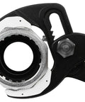 Close-up of Water Pump Pliers With Soft Resin Jaws And Built In Spring 12 Inch Adjustable Pliers focusing on jaws and handle