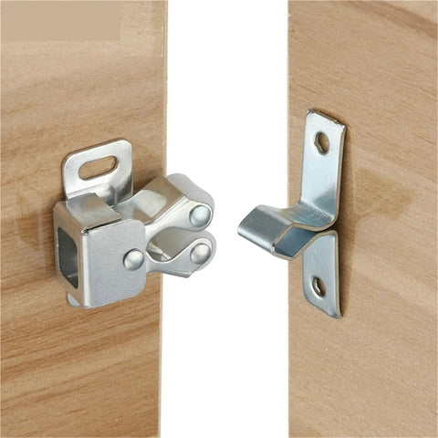 Magnetic Cabinet Catches And Door Stops Pack With Slick Closers And Damper Buffers For Wardrobe Hardware And Furniture Fittings Silver Finish