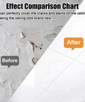 Effect comparison of Hella Durable White Glossy Peel And Stick Ceiling Tiles With Ultra Thick Soundproof Pvc Foam Panels.