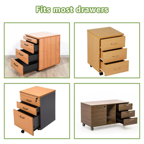 Heavy Duty 16 Inch Drawer Slides Set Of 3 Pairs Full Extension Under Mount Ball Bearing Silver Finish installed on drawer units