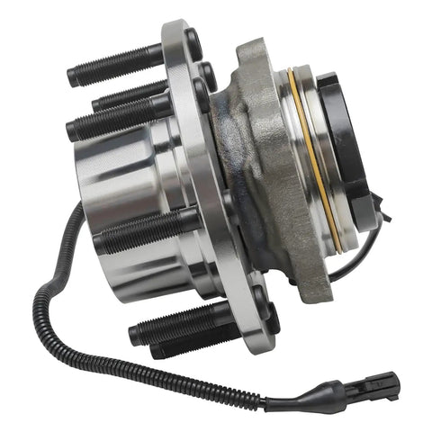 Close-up of 4WD Front Wheel Bearing Hubs With ABS For Ford F 250 F 350 Super Duty 2003 2004 And Excursion 2003 2005 SRW 4x4 Kit
