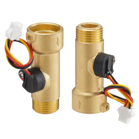 2GWH-24 Water Flow Sensor Compatible With GSWH-2 Tankless Water Heater Easy Swap To Boost Flow Prolong Heater Life Prevent Costly Failures Smooth Monitoring For Your Home Hot Water System brass sensor with wired connector