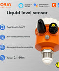 Smart WiFi Radar Level Sensor for Water Tank and Oil Tank, Tank Gauge With Automatic Alarm, Remote Monitoring Via Smart Life App
