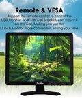 17-Inch 4:3 Security Monitor With 1280x1024 Resolution, No Image Stretching CCTV Screen displayed on grassy field background