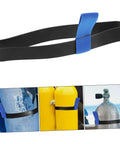 Scuba Tank Holder Strap For Dive Gear Neoprene Retention Belt Keeps Decompression Tanks Secure And Stable Outdoor Diving Accessory With Durable Tank Ring Attachment