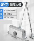 Beefy Hydraulic Door Closer 25Kg To 120Kg Adjustable Speed Silent Soft Close Quiet Door Hardware Aluminum Alloy Matte A2 Finish