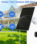 6W Solar Panel For Arlo Cameras Compatible With Arlo Essential 2K 2Nd Gen Essential XL And Spotlight Cameras USB C