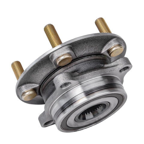 AWD Front Two Piece Wheel Bearing Hubs Kit For 2008 2015 Mitsubishi Lancer Replacement with 5 Lug Encoder ABS