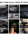 Collage showing parts where 2 Pack Honda Car AC Relay Replacement For Accord Civic Element CR-V CR-Z 4 Pin Plug G8HL-H71 is used.