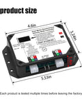 13398 D0 Dual Motor Synchronous Velocity Slide Controller Replacement for RV with dimensions labeled