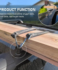 4 Pack T Track Mount Tie Down Anchors for Roof Racks M8 Stainless Steel securing wood on car rooftop