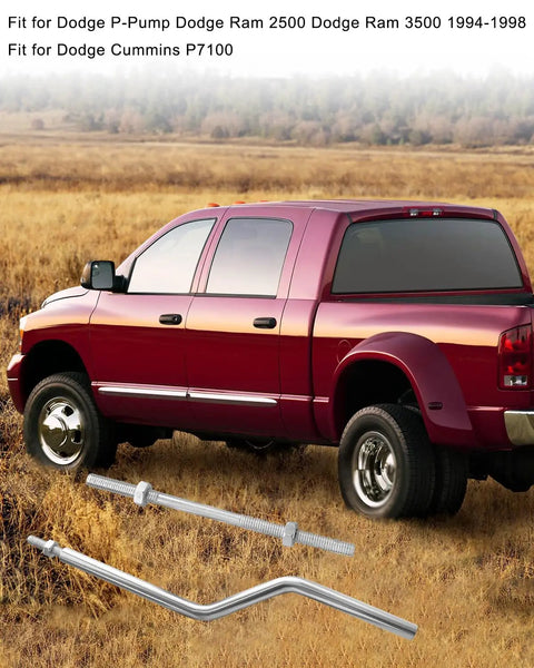 Dodge Throttle Linkage Rod Kit For P Pump Cummins Ram 2500 3500 1994 1995 1996 1997 1998 High Strength Metal Construction Delivers Smooth Throttle Response And Simple Install. Metal throttle linkage rods for Dodge Ram 2500/3500 P7100 Cummins