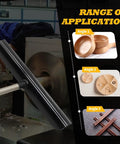 12 Inch Lathe Tool Rest With Five Eighth Inch Stainless Steel Post For Wood Lathe Tool Holder And Turning Accessories in use