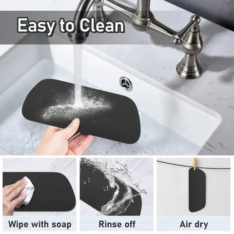 Refrigerator Drip Tray Catcher 2 Pack Cuttable Mats 8.3 By 3.1 Inch Keeps Fridge Neat And Spill Free Absorbent Pad Fridge Drip Pad For Samsung Whirlpool GE Trapezoid Black