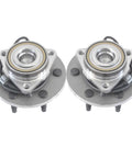 2 Pack Front Wheel Bearing And Hub Assembly 6 Lug 2WD With ABS Fits GMC Sierra 1500 Yukon 2000 To 2006 Chevy Silverado 1500 1999 To 2006 Cadillac Escalade 2002 To 2006 Replacement