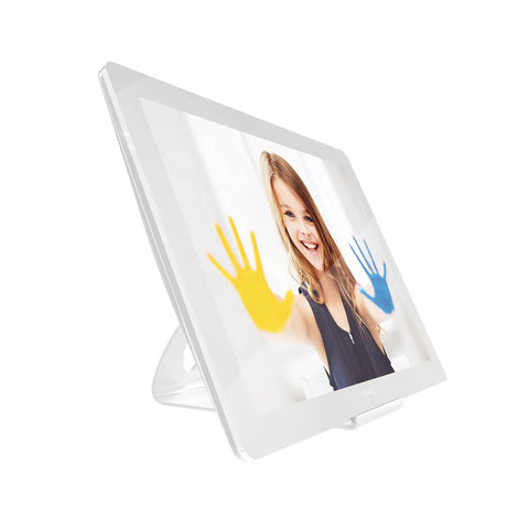 Side view of Hands Free Z Wave Gesture Controller for Smart Homes, No Touch Swipe Pad That Recognizes Six Gestures