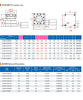Top Shelf 4 Station Cnc Electric Tool Turret Ultra Compact Industrial Automation Tool Holder Built Different With Heavy Duty Components For Reliable Factory Production And Streamlined Workshop Workflow installation size diagram with technical parameters and dimensions.