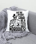 Cushion featuring Dope Man Quotes Iron On Patches Set Of 4 Heat Transfer Stickers For T Shirts Backpacks And More DIY Black And White Decals Washable
