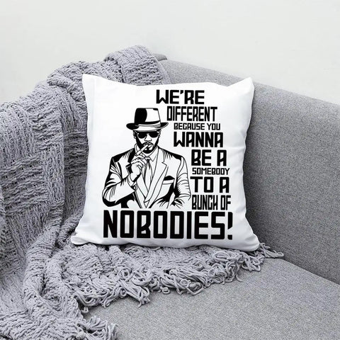 Cushion featuring Dope Man Quotes Iron On Patches Set Of 4 Heat Transfer Stickers For T Shirts Backpacks And More DIY Black And White Decals Washable